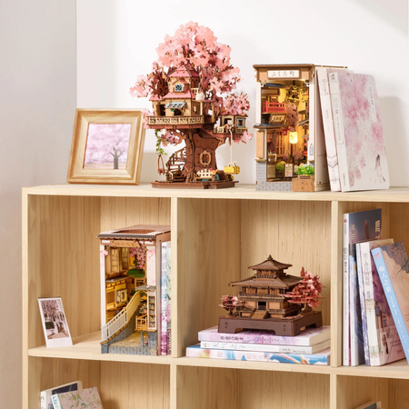 Sakura Pavilion – 3D puzzle Rolife, japonský zenový pavilon