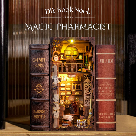 DIY Book Nook - Magic Pharmacist | Cutebee