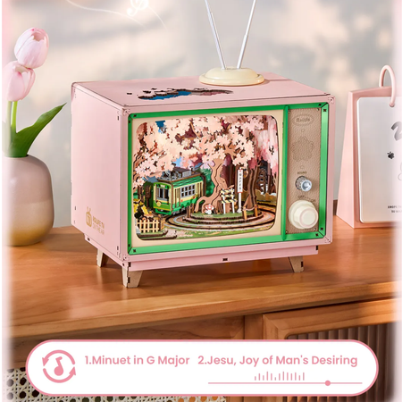 Dřevěná sada Puzzle 3D - Sakura Dream Tour | Rolife