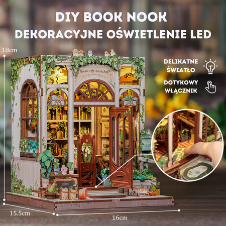 Vánoční sada Book Nook - Knihkupectví Green Life | Cutebee