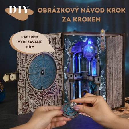 DIY Book Nook - Kouzelný kruh | Minicity Miniature House