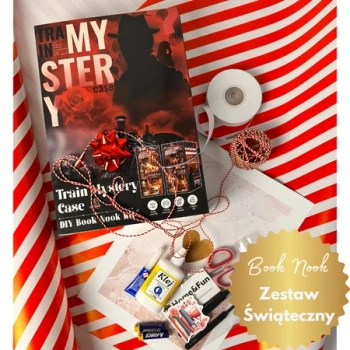 DIY Book Nook Vánoční sada - Mystery Train Cutebee