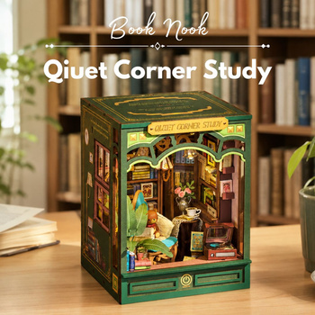 Quiet Corner Study – DIY Book Nook Rolife