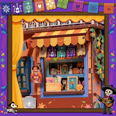 Plaza de los Muertos - DIY Book Nook | CuteBee