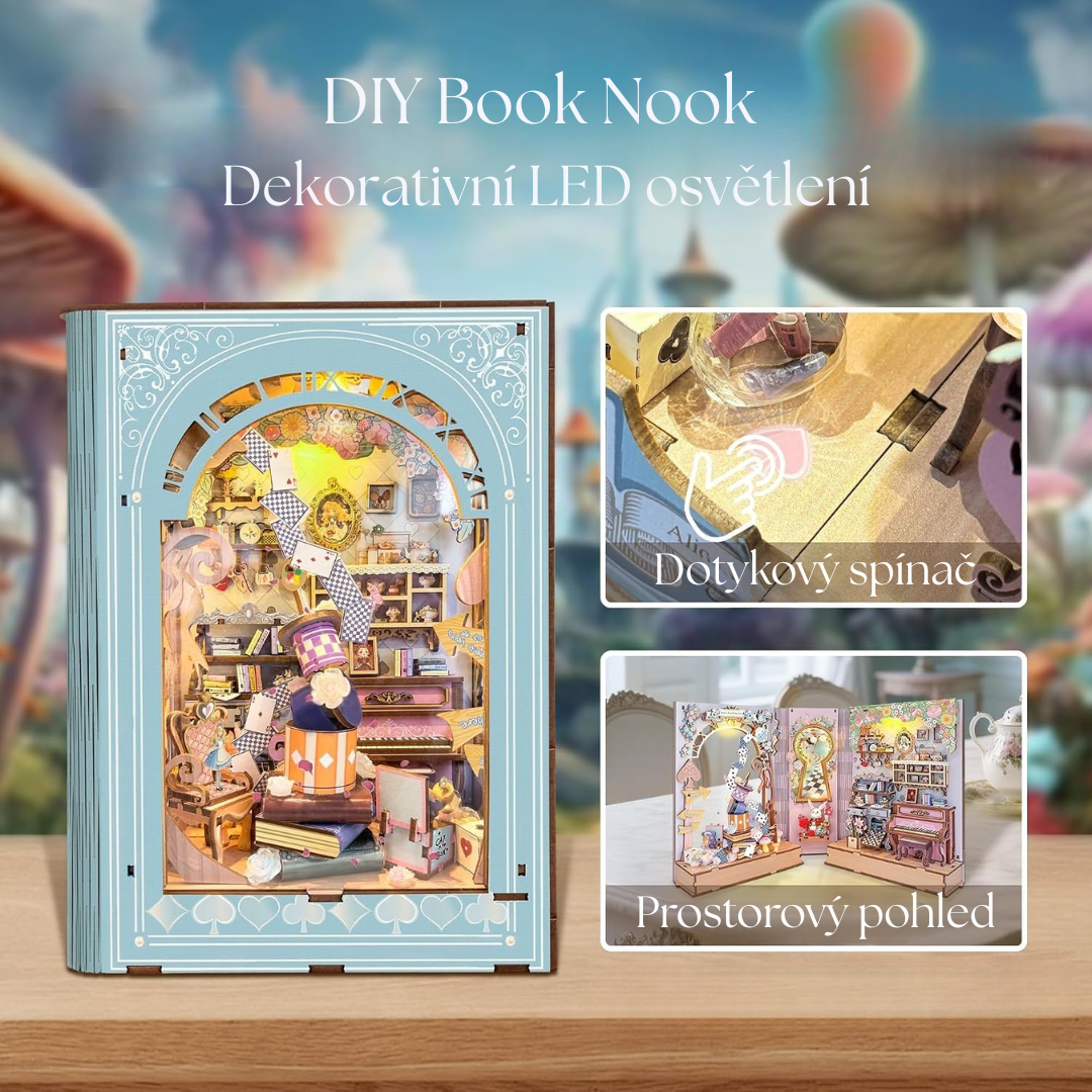 Alice's Tea Party Diary – DIY Book Nook Joincon | 3D puzzle Dárek – nápad na dárek