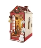 DIY Book Nook - Christmas Indoor Scene | Rolife 3D puzzle