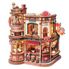 Dream Coffee Factory – 3D puzzle Rolife, kavárna s LED (593 dílků)