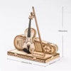 Dřevěná sada Puzzle 3D - Housle Robotime