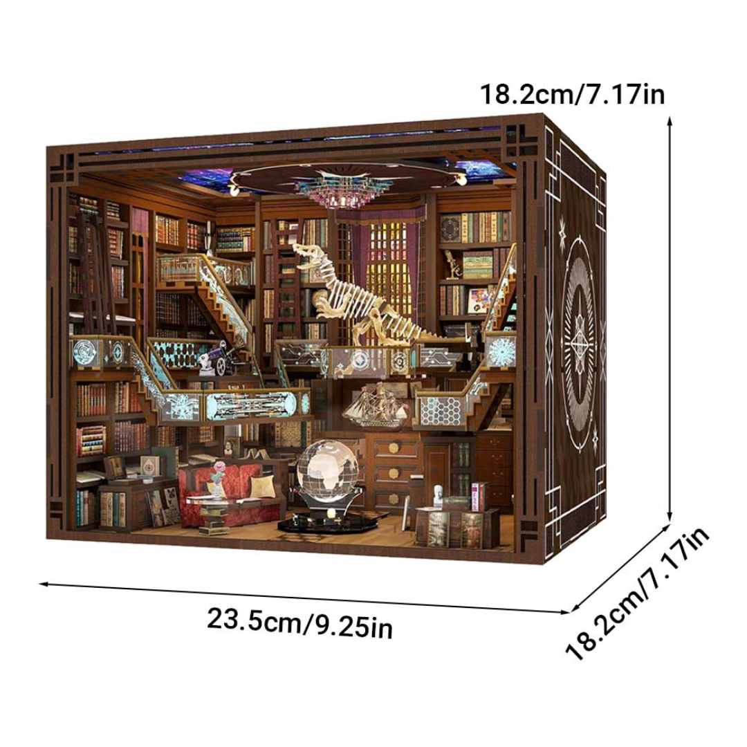 DIY miniaturální domeček - Beyond Library MAX – rozměry modelu