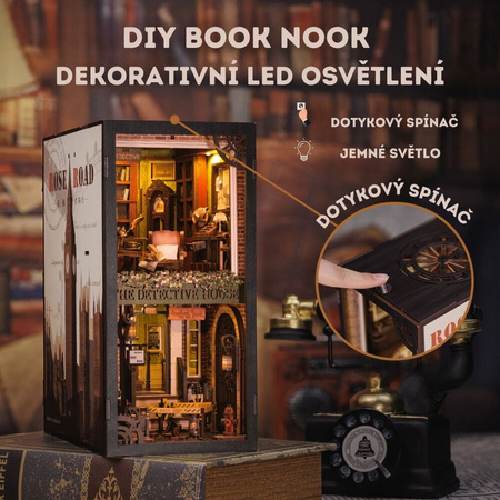 DIY Book Nook - Detective Agency | Cutebee miniaturní domeček