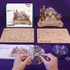 Dřevěná kuličková dráha 3D puzzle Gear Ball Challenge | ROKR