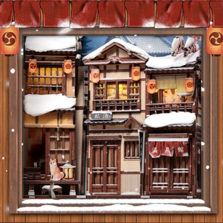 Kyoto Snow Whisper - DIY Book Nook | Cutebee