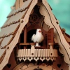Dřevěná sada Puzzle 3D - Hodiny s kukačkou | ROKR