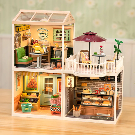 Mini 3D dům - Hong Kong Bites Cafe I Rolife
