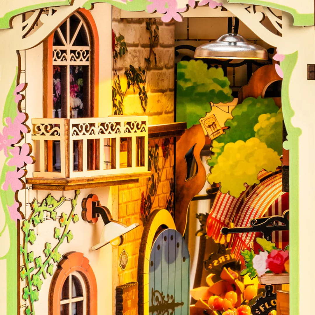 Kvetoucí zákoutí – DIY Book Nook - Floral Corner | Rolife