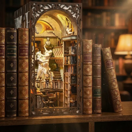 DIY Book Nook – Sochařský ateliér