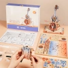 Dřevěná sada Puzzle 3D - Cello | ROKR