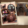 DIY Book Nook Vánoční sada - Kouzelný alchymista