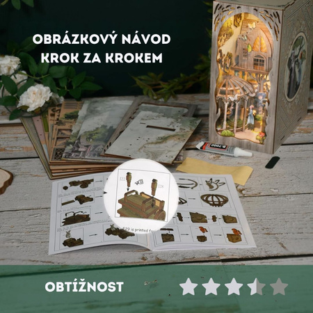DIY Book Nook - Čaroděj ze země Oz