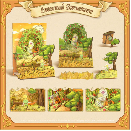 The Little Prince and the Fox – DIY Book Nook CuteBee | 3D puzzle Dárek