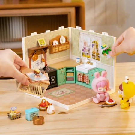 3D mini dům - venkovská kuchyně | Rolife