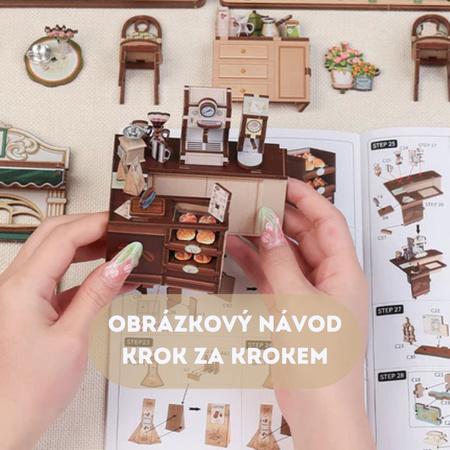 DIY Book Nook - Slunečná kavárna | Cutebee