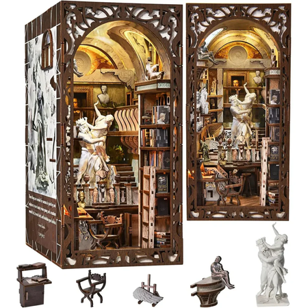 DIY Book Nook – Sochařský ateliér