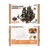 Dřevěná sada Puzzle 3D - Pirátská loď | Rokr gift dřevěné puzzle