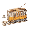Historická tramvaj Vintage – 3D puzzle Rolife, DIY model