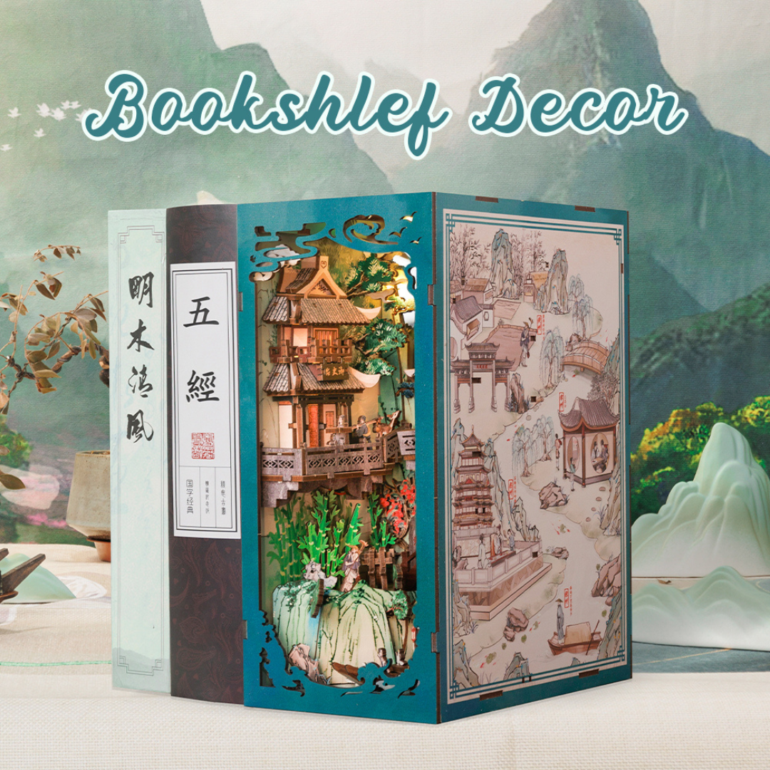 Diy Book Nook - Život Su Dongpo | Cutebee Miniaturní dům – nápad na dárek
