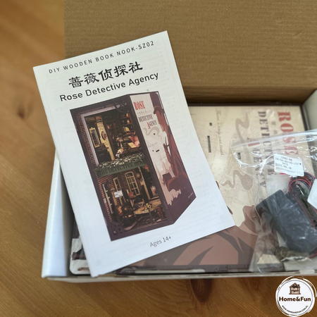 DIY Book Nook - Detective Agency | Cutebee miniaturní domeček