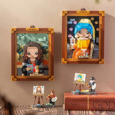 Sada obrazů Mona Lisa + Dívka s perlou