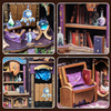 Vánoční sada Book Nook - Astrologické knihkupectví | Cutebee
