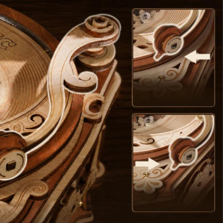 Dřevěné 3D puzzle – Gramofon | ROKR