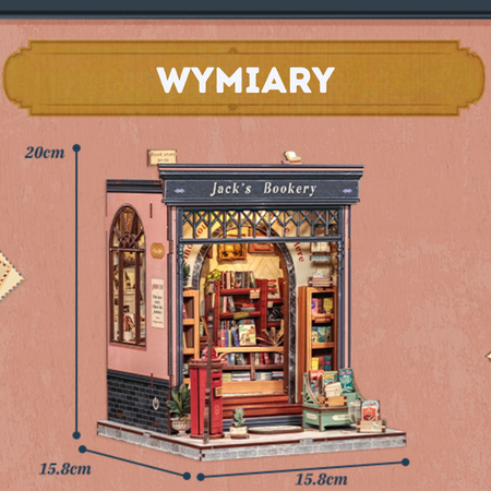 Vánoční sada Book Nook - Jack's Bookery | Cutebee