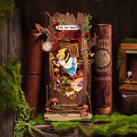 DIY Book Nook - Fall Into Wonder | Rolife Miniature House