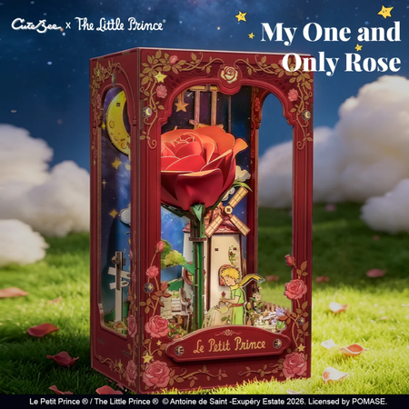 My One and Only Rose – DIY Book Nook CuteBee | 3D puzzle Dárek