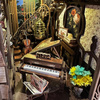 DIY Book Nook - Pianista a slavík Pianist with Nightingale | MiniCity