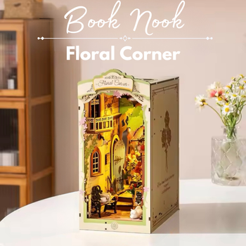 DIY Book Nook - Floral Corner | Rolife