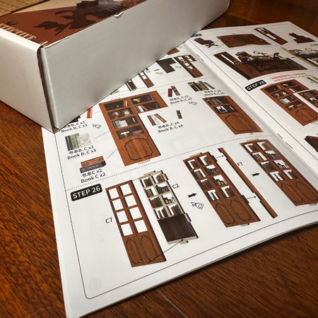 DIY Book Nook - Detective Agency | Cutebee miniaturní domeček