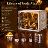 DIY Book Nook - Knihovna bohů Library of Gods MAX | MiniCity