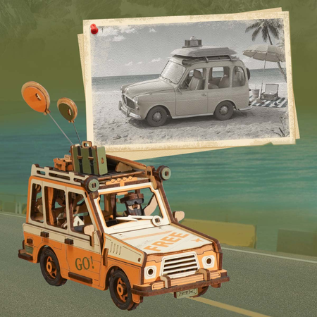 Road Tripper na kyvadle – 3D puzzle ROKR, kinetická dekorace