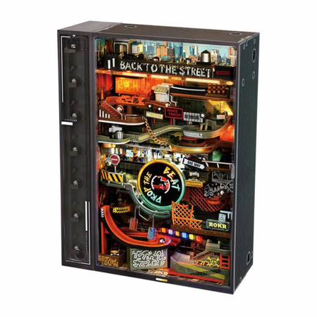 Puzzle 3D kuličková dráha - hip hopový styl | Mechanický kuličkový běh Robotime ROKR