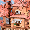 Puzzle 3D dům na stromě - Sakura Tree House | Model DIY Rolife Robotime