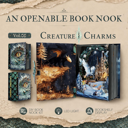 Creature Charms – DIY Book Nook Minicity | 3D puzzle Dárek