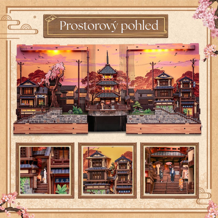 Twilight Sakura Path – DIY Book Nook CuteBee | 3D puzzle Dárek