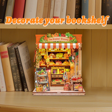 DIY Book Nook - The Greens' Grocery | The Greens' Grocery Cutebee