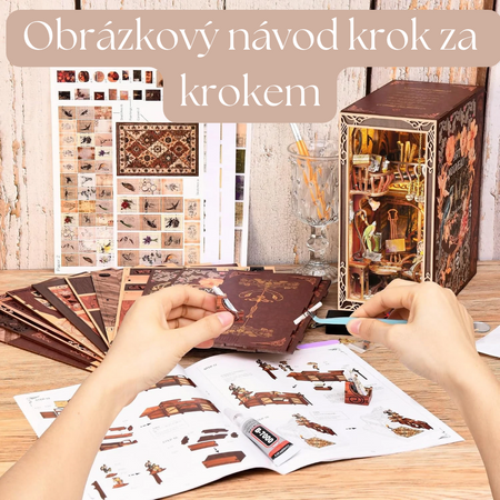 DIY Book Nook - Malířský ateliér Painter's Day at Dusk | MiniCity