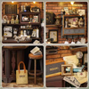DIY Domeček miniatur - Magic Coffee Shop | Domeček miniatur Cutebee