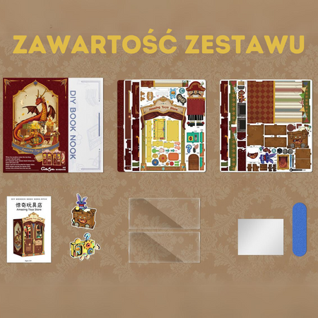 Vánoční sada Book Nook - Uncommon Toy Shop | Cutebee
